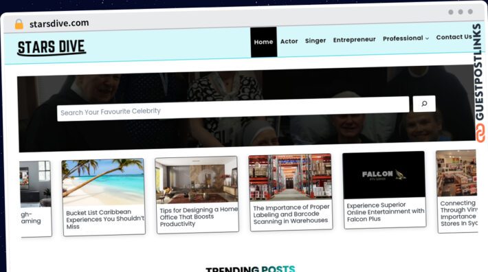 Publish Guest Post on starsdive.com