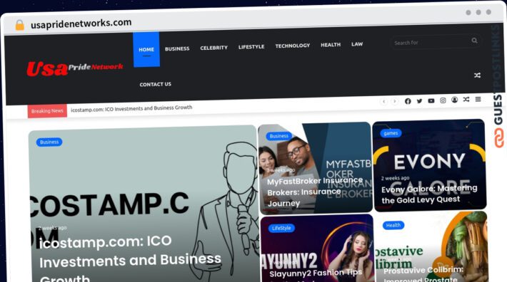 Publish Guest Post on usapridenetworks.com