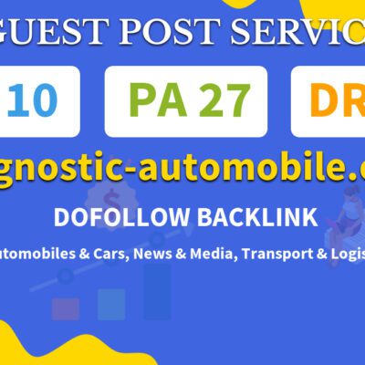 Buy Guest Post on diagnostic-automobile.com