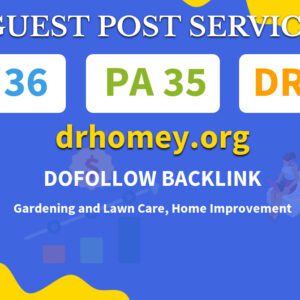 Buy Guest Post on drhomey.org