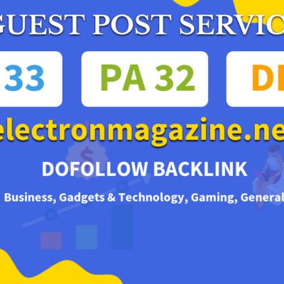 Buy Guest Post on electronmagazine.net