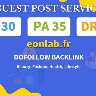 Buy Guest Post on eonlab.fr