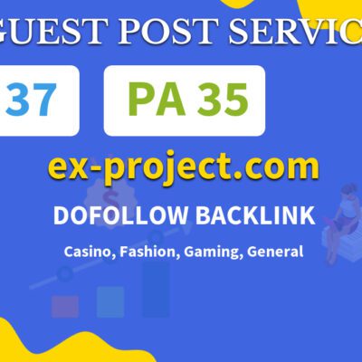 Buy Guest Post on ex-project.com