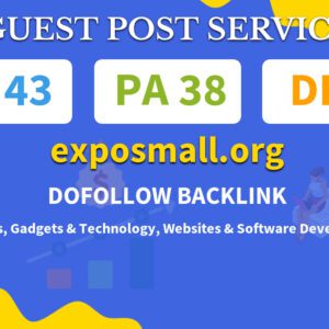 Buy Guest Post on exposmall.org