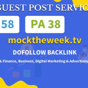 Buy Guest Post on mocktheweek.tv