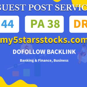 Buy Guest Post on my5starsstocks.com