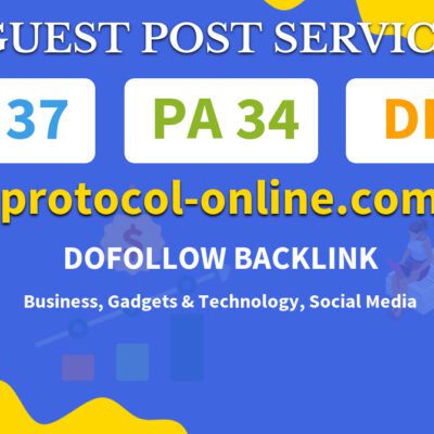 Buy Guest Post on protocol-online.com