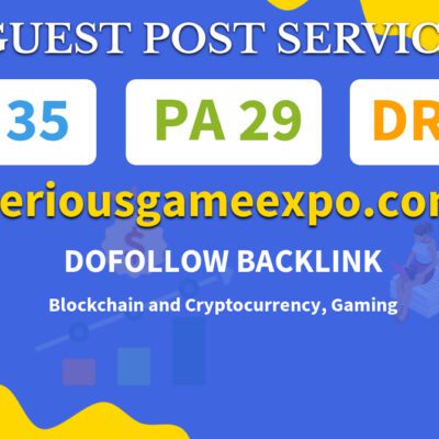 Buy Guest Post on seriousgameexpo.com