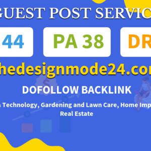 Buy Guest Post on thedesignmode24.com