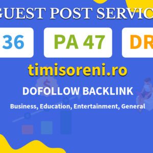 Buy Guest Post on timisoreni.ro