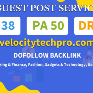 Buy Guest Post on velocitytechpro.com