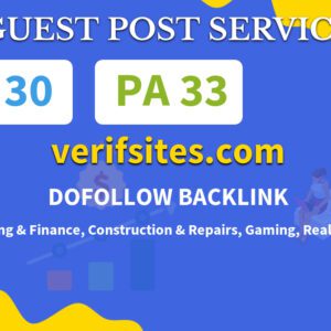 Buy Guest Post on verifsites.com