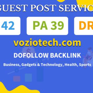 Buy Guest Post on voziotech.com