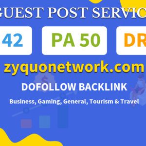 Buy Guest Post on zyquonetwork.com