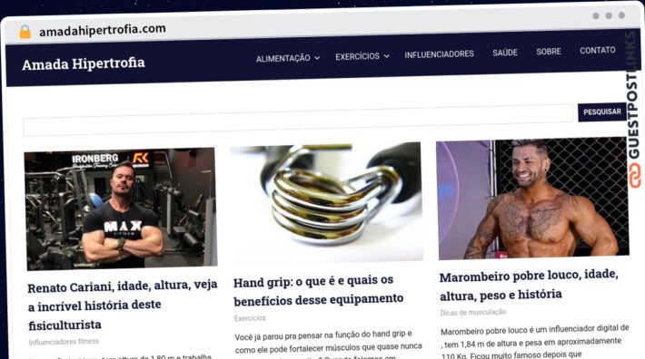 Publish Guest Post on amadahipertrofia.com