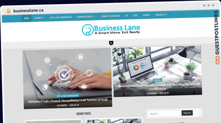 Publish Guest Post on businesslane.ca