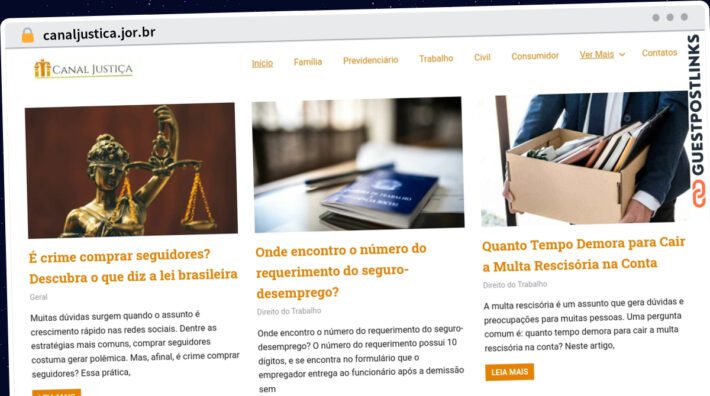 Publish Guest Post on canaljustica.jor.br