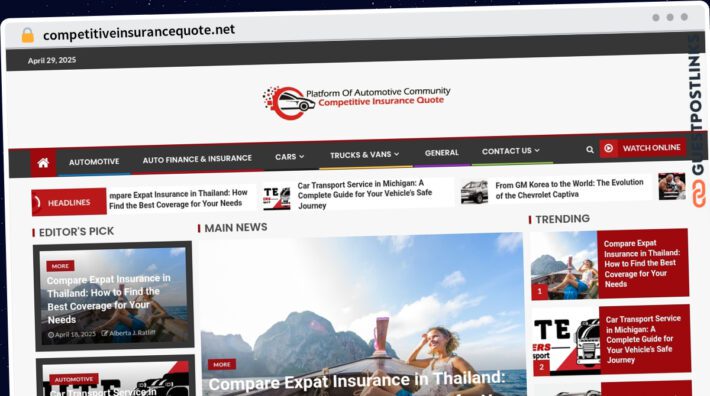 Publish Guest Post on competitiveinsurancequote.net