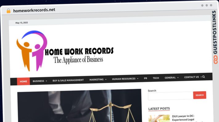 Publish Guest Post on homeworkrecords.net