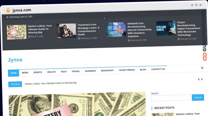 Publish Guest Post on jynva.com