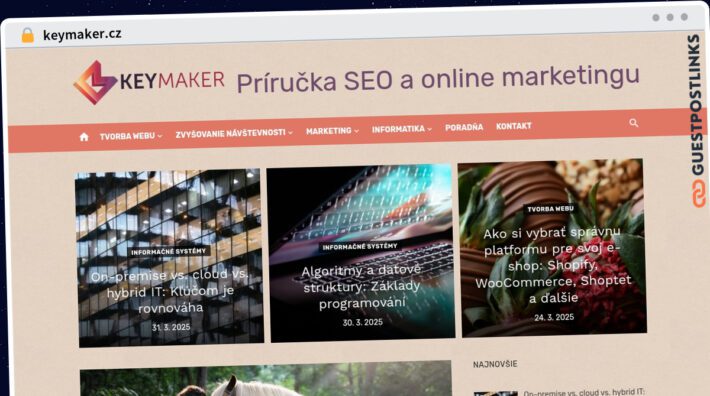 Publish Guest Post on keymaker.cz