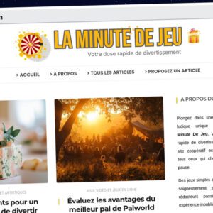 Publish Guest Post on laminutedejeu.com
