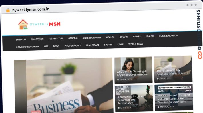 Publish Guest Post on nyweeklymsn.com.in