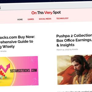 Publish Guest Post on onthisveryspot.org