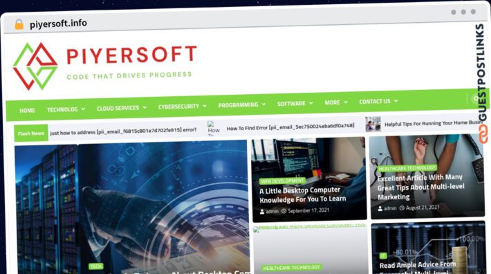 Publish Guest Post on piyersoft.info