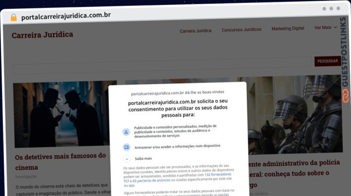 Publish Guest Post on portalcarreirajuridica.com.br