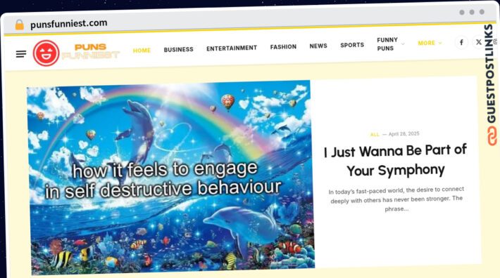 Publish Guest Post on punsfunniest.com