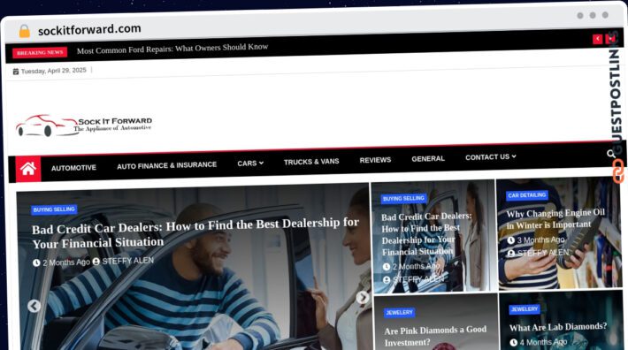 Publish Guest Post on sockitforward.com
