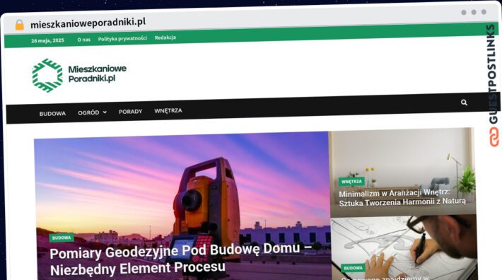 Publish Guest Post on mieszkanioweporadniki.pl