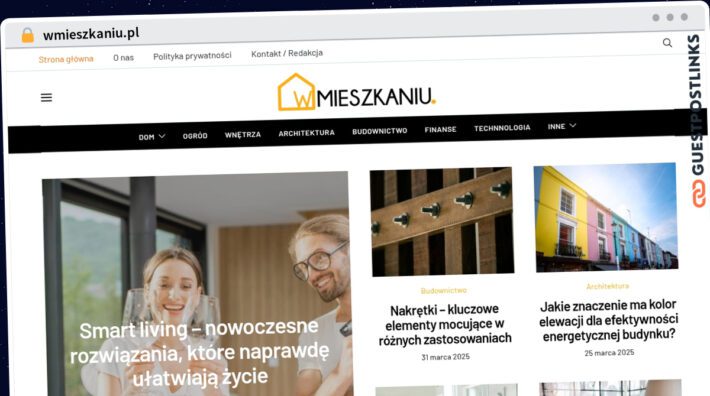 Publish Guest Post on wmieszkaniu.pl