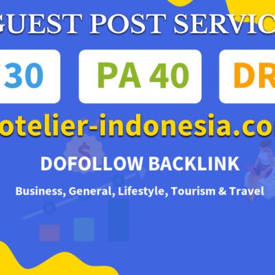 Buy Guest Post on hotelier-indonesia.com