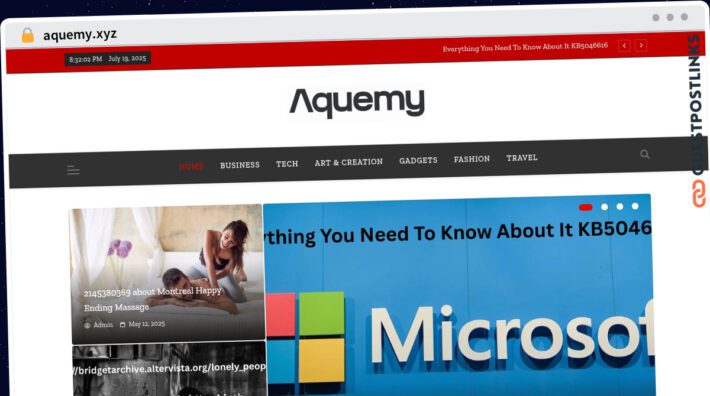 Publish Guest Post on aquemy.xyz