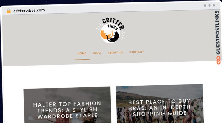 Publish Guest Post on crittervibes.com