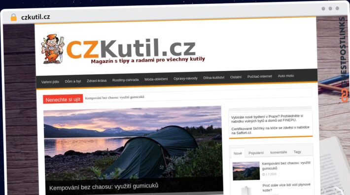 Publish Guest Post on czkutil.cz