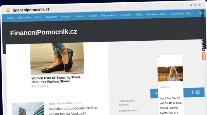 Publish Guest Post on financnipomocnik.cz