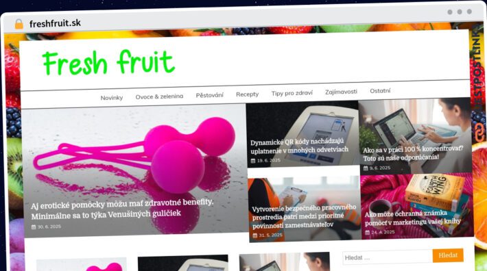 Publish Guest Post on freshfruit.sk