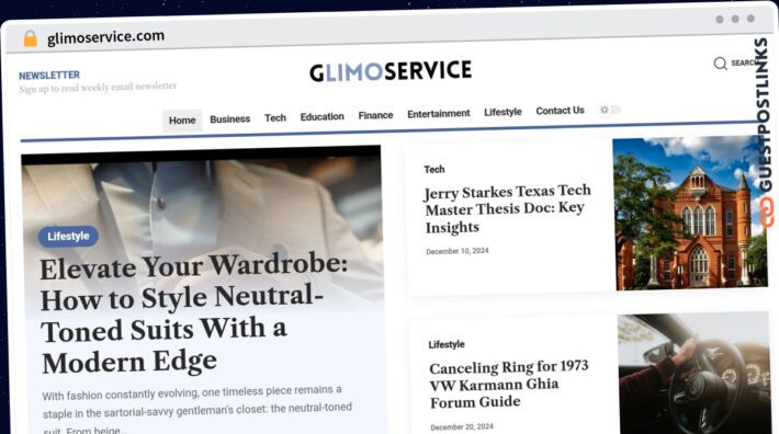 Publish Guest Post on glimoservice.com