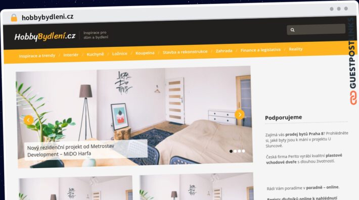Publish Guest Post on hobbybydleni.cz