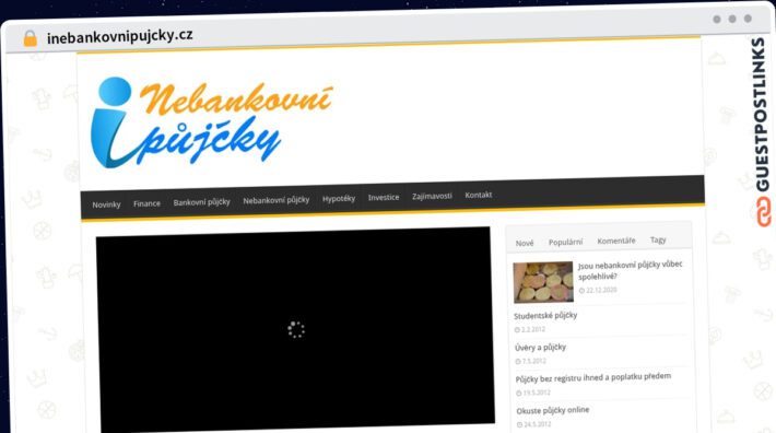 Publish Guest Post on inebankovnipujcky.cz