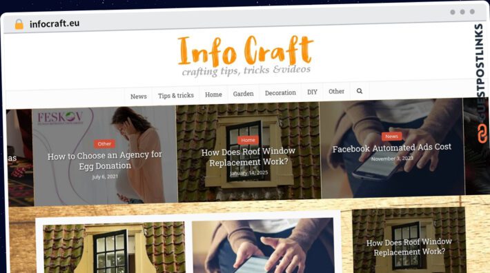Publish Guest Post on infocraft.eu