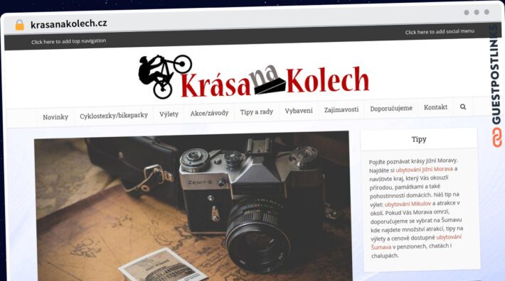 Publish Guest Post on krasanakolech.cz