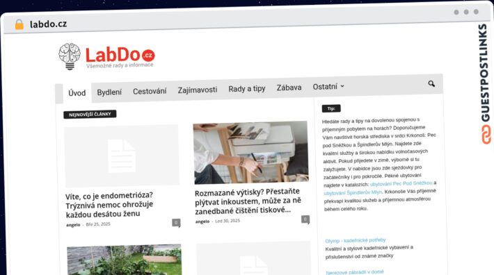 Publish Guest Post on labdo.cz