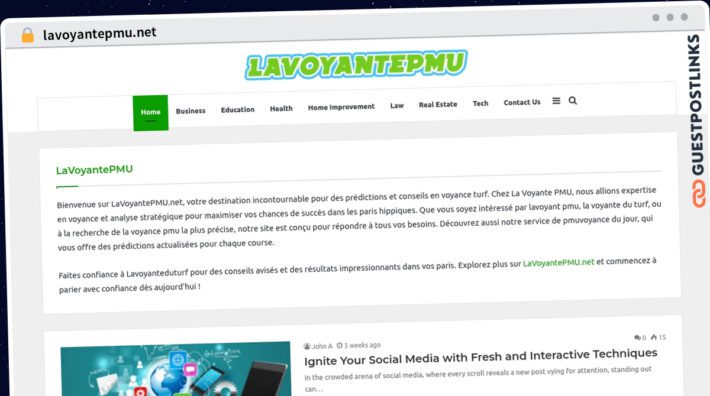 Publish Guest Post on lavoyantepmu.net