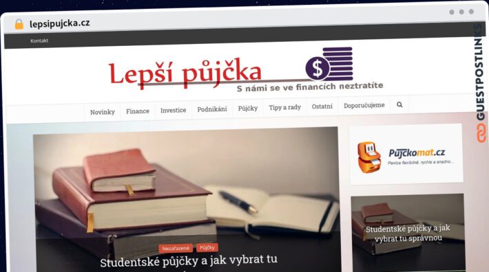 Publish Guest Post on lepsipujcka.cz