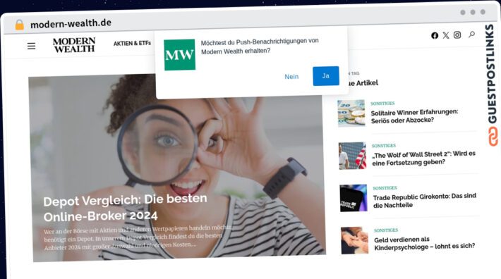 Publish Guest Post on modern-wealth.de