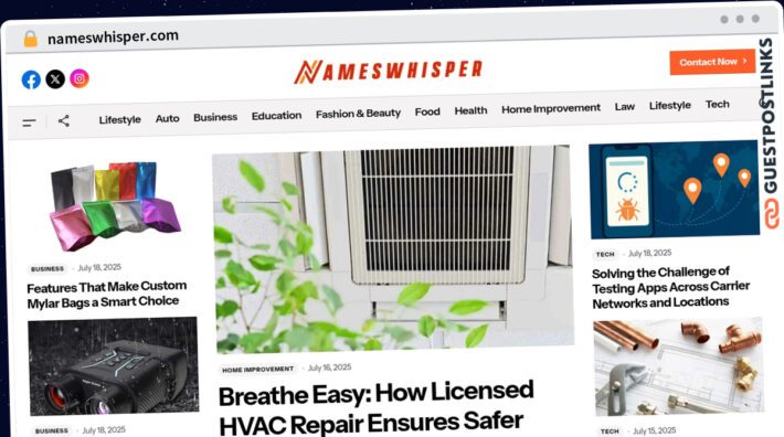Publish Guest Post on nameswhisper.com